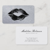 Carte De Visite Parties scintillant de baiser en bâton de flamme (Devant / Derrière)