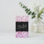 Carte De Visite Parties scintillant de Bokeh (Debout devant)
