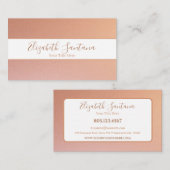 Carte De Visite Parties scintillant de cache (Devant / Derrière)