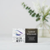 Carte De Visite Parties scintillant de glamour Beauté des yeux (Debout devant)