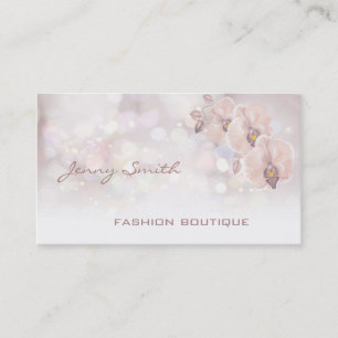 Carte De Visite Parties scintillant de luxe professionnelle et élé