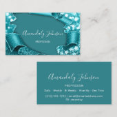 Carte De Visite parties scintillant de maquillage 3D Artist Planif (Devant / Derrière)