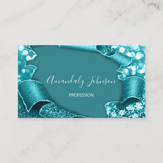 Carte De Visite parties scintillant de maquillage 3D Artist Planif (Devant)