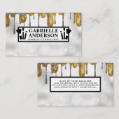 Carte De Visite Parties scintillant de maquillage | Artiste de maq (Devant / Derrière)