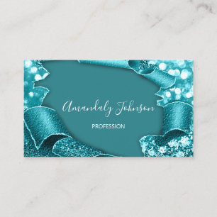 Carte De Visite PARTIES SCINTILLANT de maquillage d'effets 3D Plan