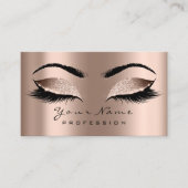 Carte De Visite Parties scintillant de maquillage Eyebrow Eyes Las (Devant)