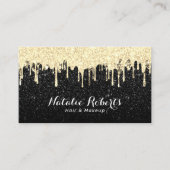 Carte De Visite Parties scintillant de maquillage pour peintre de  (Devant)