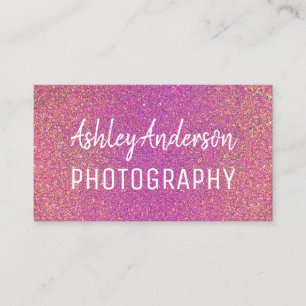 Carte De Visite Parties scintillant de photographie  étincelante C