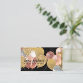 Carte De Visite Parties scintillant de planification d'événements  (Debout devant)