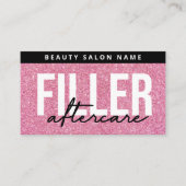 Carte De Visite Parties scintillant de remplissage de la lèvre Bot (Devant)