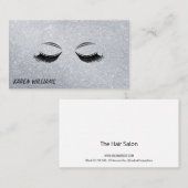 Carte De Visite Parties scintillant des cils (Devant / Derrière)