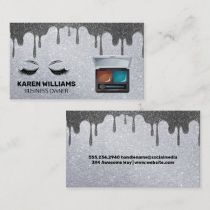 Carte De Visite Parties scintillant des cils   Kit maquillage   PA