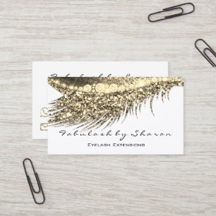 Carte De Visite Parties scintillant d'extension Eyebrow Lash de ma