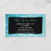 Carte De Visite Parties scintillant éblouissante avec logo photo (Dos)