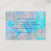 Carte De Visite Parties scintillant en pierre optique holographiqu (Dos)