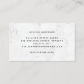 Carte De Visite Parties scintillant en pierre optique holographiqu (Dos)