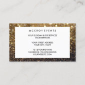 Carte de visite - Parties scintillant étincelante  (Dos)