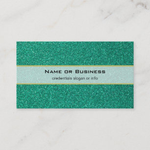 Carte De Visite Parties scintillant Faux vert clair Texture