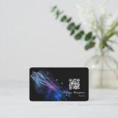 Carte De Visite Parties scintillant Galaxie (Debout devant)