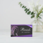 Carte De Visite Parties scintillant Glam Abstrait moderne Hair Bra (Debout devant)