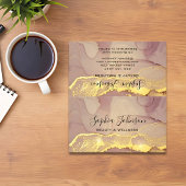 Carte De Visite Parties scintillant Gold de luxe personnalisable m