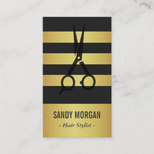 Carte De Visite Parties scintillant Gold tendance Design - Liste d