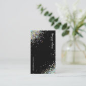 Carte De Visite Parties scintillant holographique à oreilles (Debout devant)