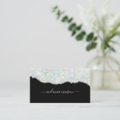 Carte De Visite Parties scintillant holographique maquillage Artis (Debout devant)