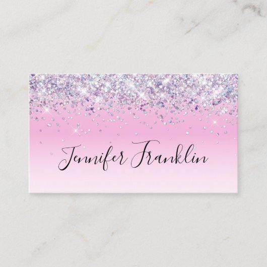 Carte De Visite Parties scintillant holographique maquillage Artis (Devant)