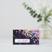 Carte De Visite Parties scintillant holographique Poussière brilla (Debout devant)