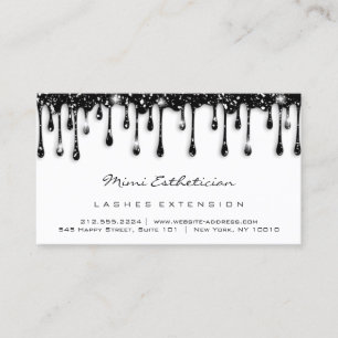 Carte De Visite Parties scintillant Lash des instructions de soins