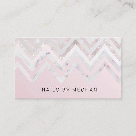 Carte De Visite parties scintillant luxueuse esthétique moderne (Devant)