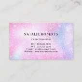 Carte De Visite Parties scintillant magique Service de nettoyage d (Dos)