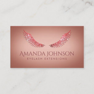 Carte De Visite Parties scintillant Mascara Eyelash Extensions Car