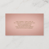 Carte De Visite Parties scintillant Mascara Eyelash Extensions Gol (Dos)