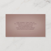 Carte De Visite Parties scintillant Mascara Eyelash Extensions Ros (Dos)