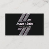 Carte De Visite Parties scintillant métalliques brillantes, violet (Dos)