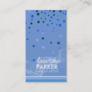 Carte De Visite Parties scintillant moderne Bokeh maquillage Artis