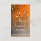 Carte De Visite Parties scintillant moderne Bokeh maquillage Artis (Dos)