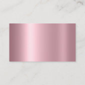 Carte De Visite Parties scintillant moderne Chien Empreinte de pat (Dos)