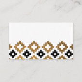 Carte De Visite Parties scintillant moderne du sud-ouest de Blanke (Dos)