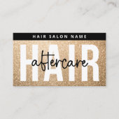 Carte De Visite Parties scintillant moderne Extensions de cheveux  (Devant)