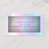 Carte De Visite Parties scintillant moderne Faux Lashes, Holograoh (Dos)