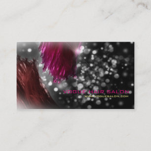 Carte De Visite Parties scintillant moderne Sparkle Hair Stylliste