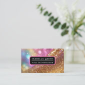 Carte De Visite Parties scintillant Opal Collection Holographique  (Debout devant)