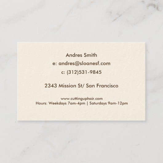 Carte De Visite Parties scintillant Or Faux Foil Confetti Noir (Dos)