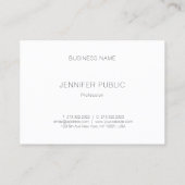 Carte De Visite Parties scintillant or Modèle moderne élégant prof (Dos)