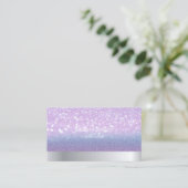 Carte De Visite Parties scintillant professionnelle Cool moderne B (Debout devant)