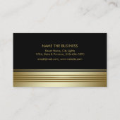 Carte De Visite Parties scintillant professionnelle géométrique mo (Dos)