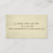 Carte De Visite Parties scintillant professionnelle moderne Cupcak (Dos)